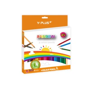 LAPIZ COLOR LARGO PQT24 Y-PLUS TRIANG + SACAPUNTA