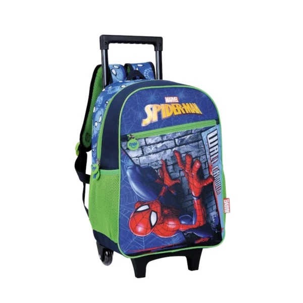 MOCHILA 16" C/RODOS SPIDERMAN