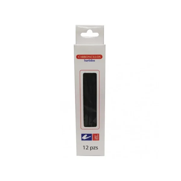 CARBONCILLO ATL NEGRO PQT12 BARRITA