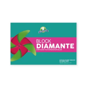 BLOCK T/O CARTULINA DIAMANTE 20HJS MIS PASITOS