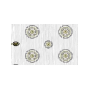 PAPEL TAPIZ DISE?O CIRCULOS 45CMX20M GENIAL