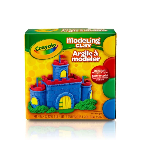 PLASTILINA CRAYOLA PQT4 4 OZ 57-0300