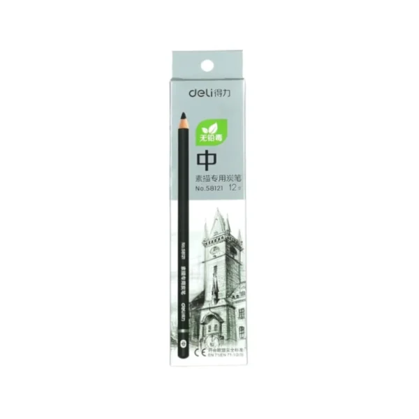 LAPIZ DE CARBONCILLO DELI MEDIO PQT12