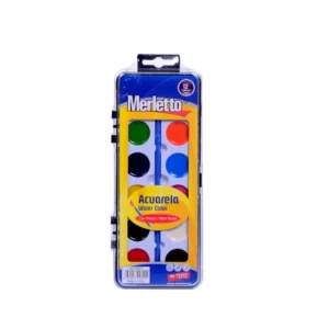 ACUARELA MERLETTO 12 COL ESTUCHE 4627