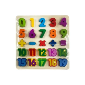 ROMPECABEZA MADERA NUMEROS MERLETTO