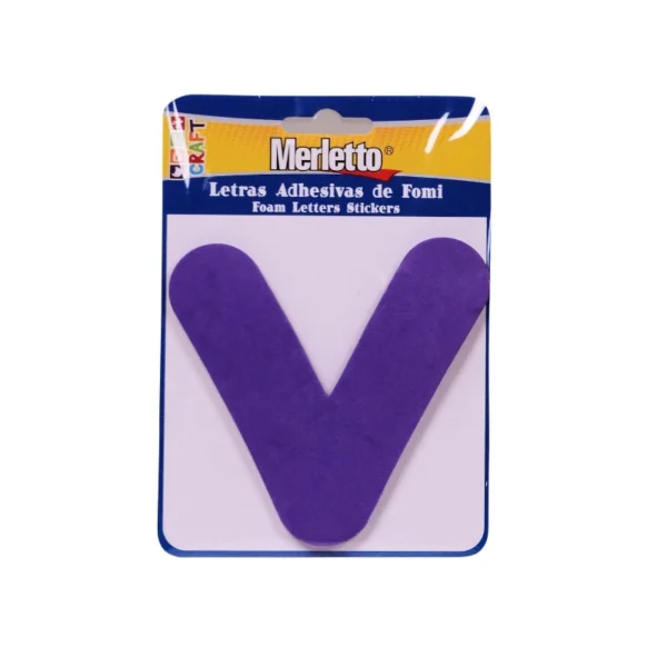 FOAMY ADHESIVO LETRA V SURT 1888 MERLETTO