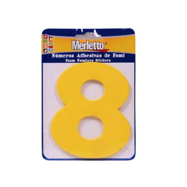 FOAMY ADHESIVO NUMERO 8 SURT 1901 MERLETTO