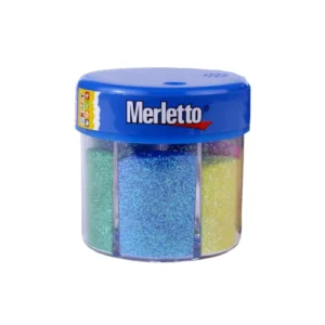 ESCARCHA MERLETTO BOTE 6 COL METALICA 60G 116610