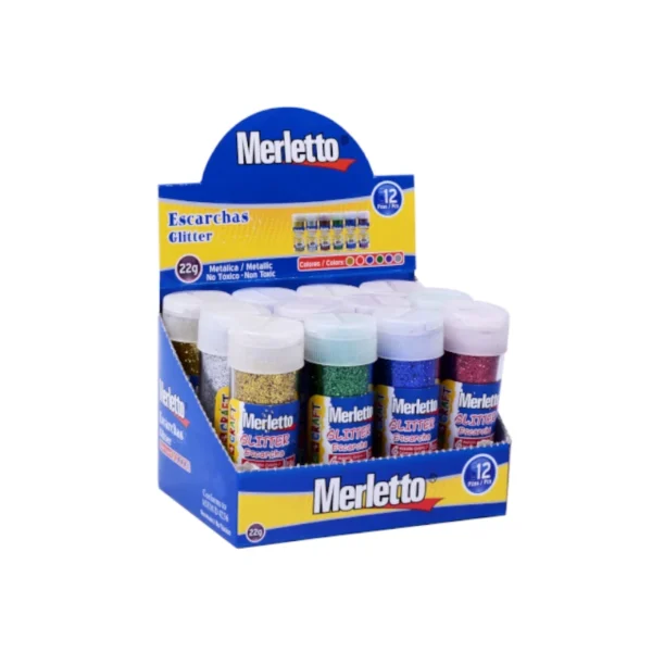 ESCARCHA MERLETTO METALICA 22G