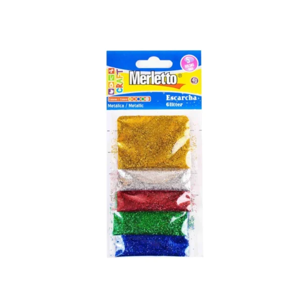 ESCARCHA MERLETTO PQT5 BOLSITAS 7G BLISTER SURT