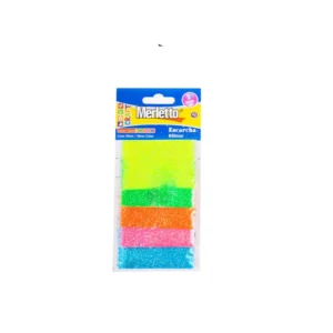 ESCARCHA MERLETTO PQT5 BOLSITAS 7G BLISTER NEON SURT
