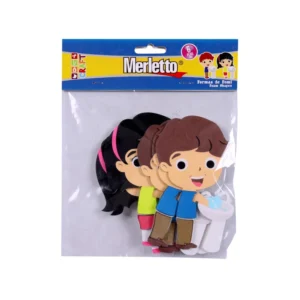 FOAMY FIGURA LAVADO DE MANO 6PZS COVID MERLETTO