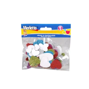 FOAMY ADHESIVO ESCAR CORAZON 80 PZS 3030 MERLETTO