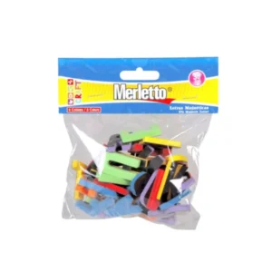 FOAMY LETRAS C/MAGNETO 35PZS MERLETTO