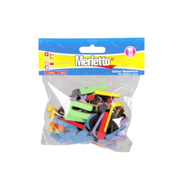FOAMY LETRAS C/MAGNETO 35PZS MERLETTO