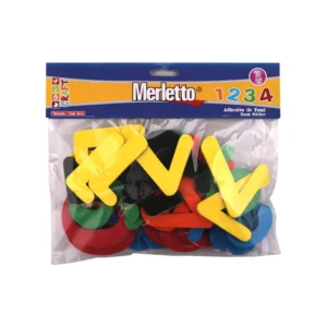FOAMY ADHESIVO NUMEROS SURT 31PZS MERLETTO