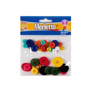BOTONES MERLETTO SURTIDO 50 UNDS 1521