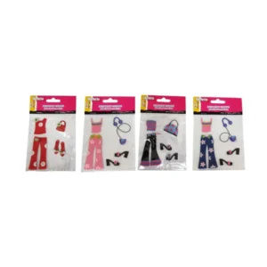 CALCOMANIA P/TARJETAS MERLETTO VESTIDOS SURT 6611047