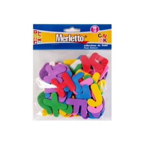 FOAMY ADHESIVO LETRAS SURT 92722 MERLETTO
