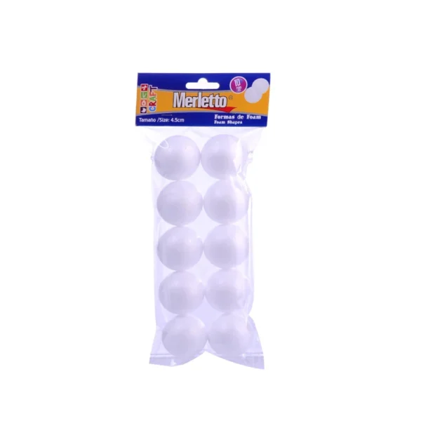 ESTEIROFON PELOTA 4.5CM PQT10 MERLETTO