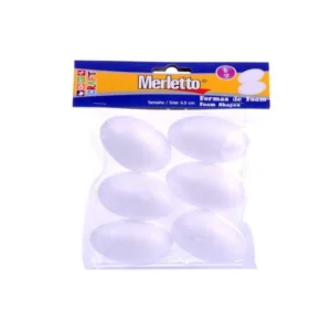 ESTEIROFON OVALOS 6.5CM 6 PZS MERLETTO
