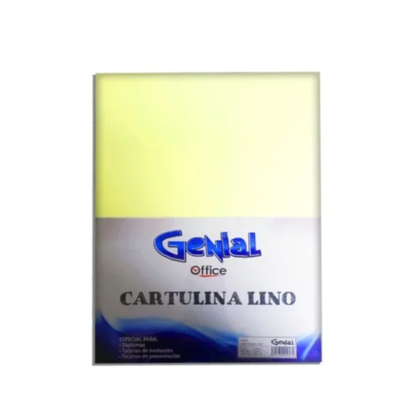 CARTULINA T/C PQT100 LINO CREMA