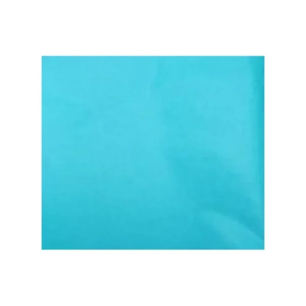 PAPEL CHINA PQT-100 AZUL TURQUESA 20"X26"