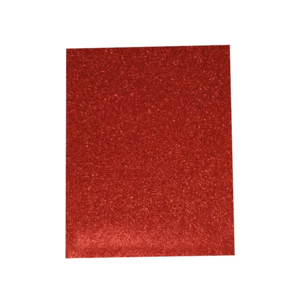FOAMY PLG ESCAR ROJO PQT10 50X70CM