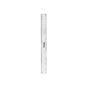 REGLA PLAST 30CM TRANSP GENIAL