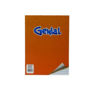 BLOCK RAYADO T/CARTA GENIAL HORIZONTAL