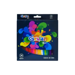 LAPIZ COLOR LARGO PQT24 GENIAL MAX