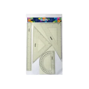 JUEGO GEOM 30CM GDE 4PZS GENIAL