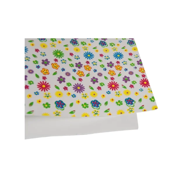 FOAMY PLG DISE?O FLORES COL PQT10 50X70CM