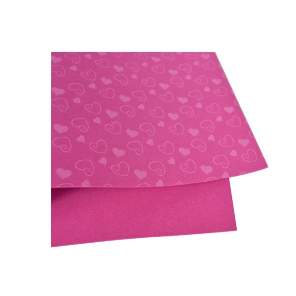 FOAMY PLG DISE?O CORAZON PQT10 50X70CM