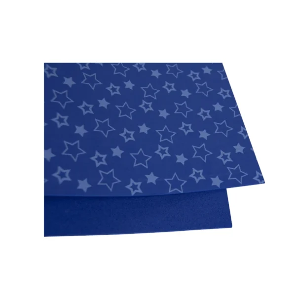 FOAMY PLG DISE?O ESTRELLA PQT10 50X70CM