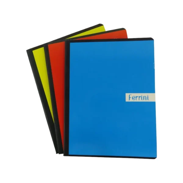 CUADERNO COSIDO GDE 200 PAG CUADRICULA FERRINI COLORES