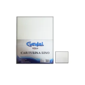 CARTULINA C/SOBRE INVITACION PQT20 LINO BLANCA
