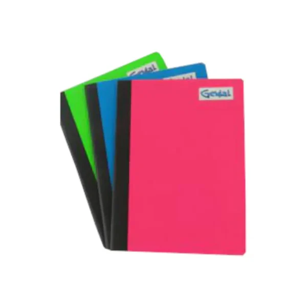 CUADERNO COSIDO CORTO 200 PAG D-LINEA GENIAL COLORES