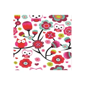 PAPEL TAPIZ DISE?O FLORES-BUHO 45CMX20M GENIAL