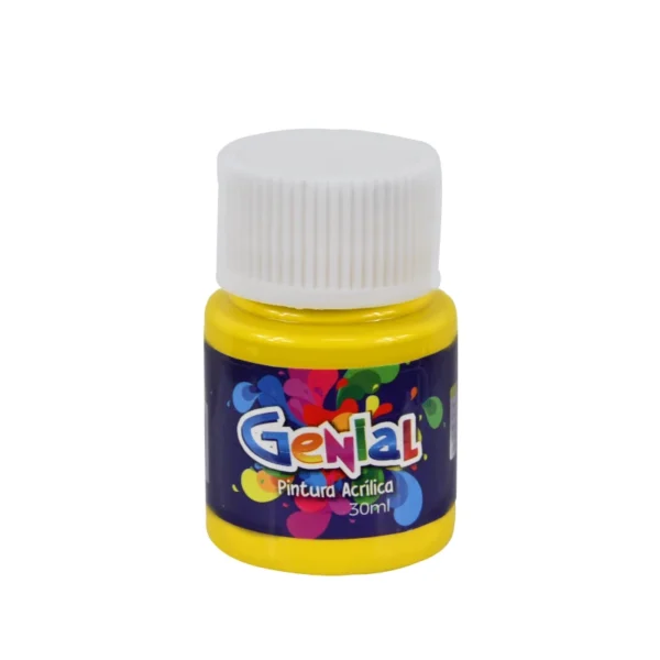 PINTURA ACRILICA 30ML AMARILLO GENIAL