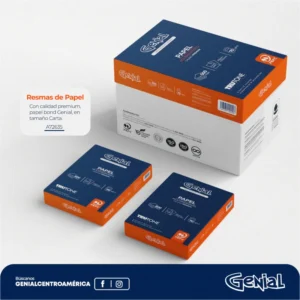 PAPEL BOND CARTA B20 8.5X11, 96% GENIAL