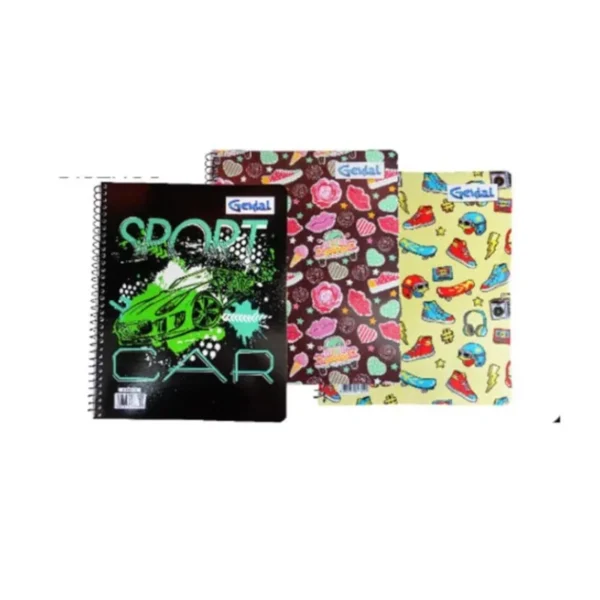 CUADERNO #3 1 MAT 70 HJS LISO GENIAL DISE?OS SURT
