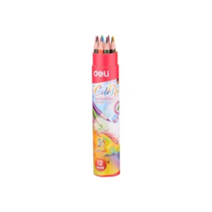 LAPIZ COLOR LARGO PQT12 DELI TRIANG TUBO
