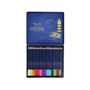 LAPIZ COLOR LARGO PQT24 CAJA METAL FINENOLO DELI