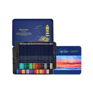 LAPIZ COLOR LARGO PQT48 CAJA METAL FINENOLO DELI