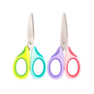 TIJERA 5 1/3" ESCOLAR DELI SURT NEON BLISTER