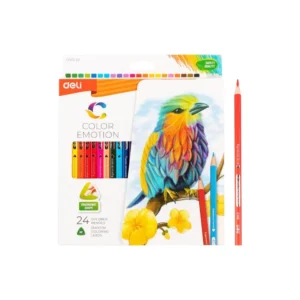 LAPIZ COLOR LARGO PQT24 DELI TRIANG EMOTION