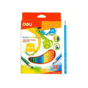 LAPIZ COLOR LARGO PQT36 DELI TRIANG EMOTION