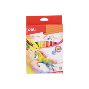 LAPIZ COLOR LARGO PQT36 DELI TRIANG COLOR RUN