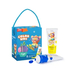 PINTURA DE DEDO 6 COL 75ML DELI